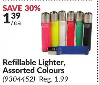 Princess Auto Refillable Lighter, Assorted Colours offer