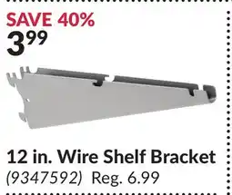 Princess Auto 12 in. Wire Shelf Bracket offer