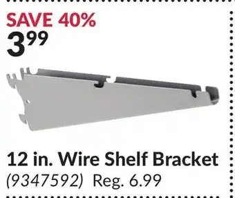 Princess Auto 12 in. Wire Shelf Bracket offer