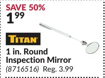 Princess Auto 1 in. Round Inspection Mirror offer