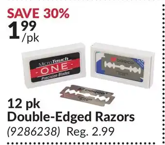 Princess Auto 12 pk Double-Edged Razors offer