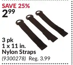 Princess Auto 3 pk 1 x 11 in. Nylon Straps offer