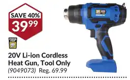 Princess Auto 20V Li-ion Cordless Heat Gun, Tool Only offer