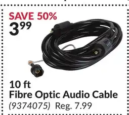 Princess Auto 10 ft Fibre Optic Audio Cable offer