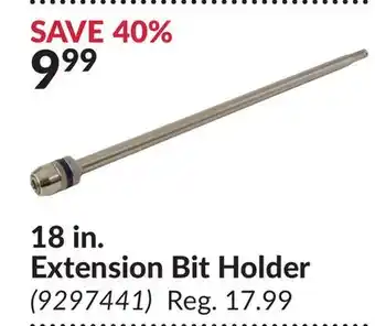 Princess Auto 18 in. Extension Bit Holder offer