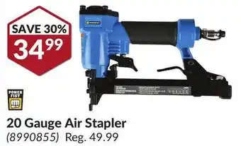 Princess Auto 20 Gauge Air Stapler offer