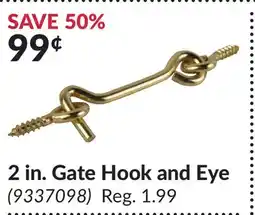 Princess Auto 2 in. Gate Hook and Eye offer