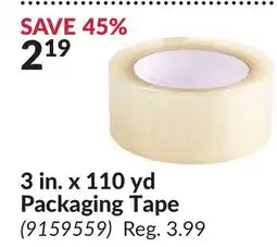 Princess Auto 3 in. x 110 yd Packaging Tape offer