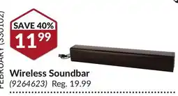 Princess Auto Wireless Soundbar offer