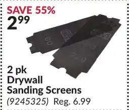 Princess Auto 2 pk Drywall Sanding Screens offer