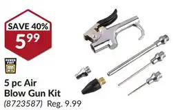 Princess Auto 5 pc Air Blow Gun Kit offer