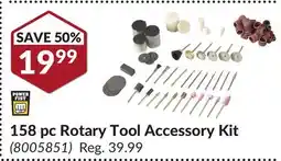 Princess Auto 158 pc Rotary Tool Accessory Kit offer