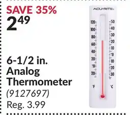 Princess Auto 6-1/2 in. Analog Thermometer offer