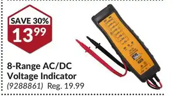 Princess Auto 8-Range AC/DC Voltage Indicator offer