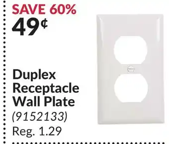 Princess Auto Duplex Receptacle Wall Plate offer