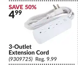 Princess Auto 3-Outlet Extension Cord offer