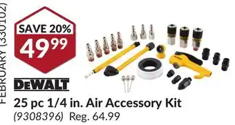 Princess Auto 25 pc 1/4 in. Air Accessory Kit offer