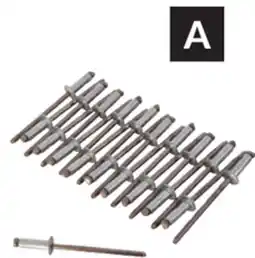 Princess Auto 20 pk 1/8 x 3/16 in. Steel Rivets offer