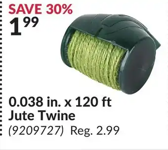 Princess Auto in. x 120 ft Jute Twine offer