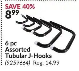 Princess Auto 6 pc Assorted Tubular J-Hooks offer