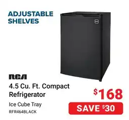 Visions Electronics RCA 4.5 Cu. Ft. Compact Refrigerator offer