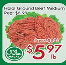 Sunny Food Mart Halal Ground Beef Medium offer