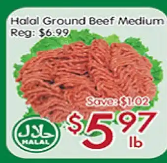 Sunny Food Mart Halal Ground Beef Medium offer