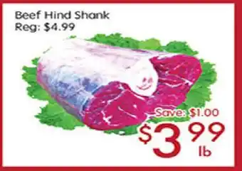 Sunny Food Mart Beef Hind Shank offer