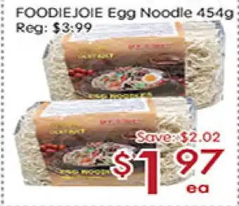 Sunny Food Mart FOODIE JOIE Egg Noodle 454 g offer