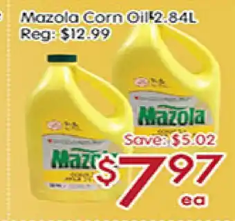 Sunny Food Mart Mazola Corn Oil offer