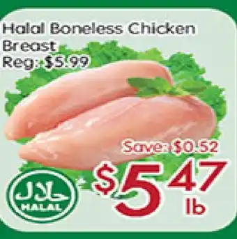 Sunny Food Mart Halal Boneless Chicken Breast offer