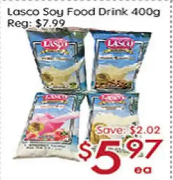 Sunny Food Mart Lasco Soy Food Drink 400 g offer