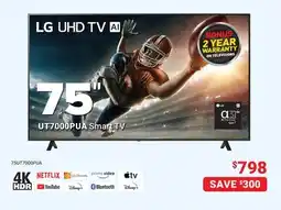 Visions Electronics UT7000PUA Smart TV offer