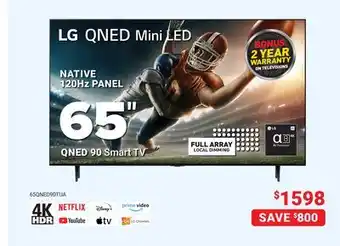 Visions Electronics QNED 90 Smart TV offer