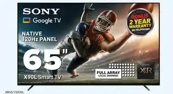 Visions Electronics Sony X90L Smart TV 65 offer