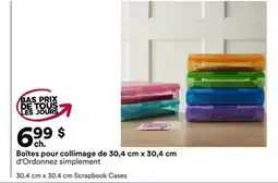 Michaels Boîtes pour collimage de 30,4 cm x 30,4 cm d'Ordonnez simplement offer