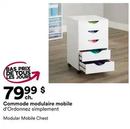 Michaels Commode modulaire mobile d'Ordonnez simplement offer