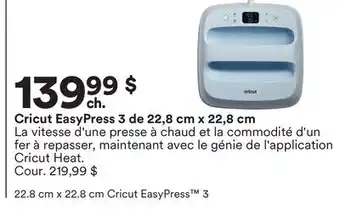 Michaels Cricut Easypress 3 de 22,8 cm x 22,8 cm offer