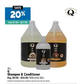 Ren’s Pets Depot ALL Q Shampoo & Conditioner offer