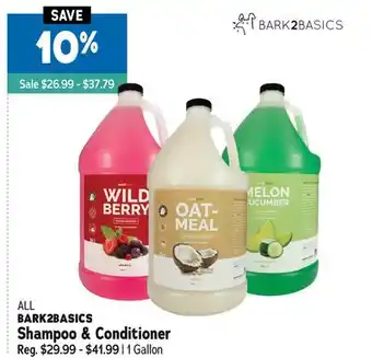 Ren’s Pets Depot ALL Bark2Basics Shampoo & Conditioner offer