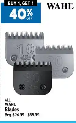 Ren’s Pets Depot WAHL Blades offer