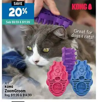 Ren’s Pets Depot ALL KONG ZoomGroom offer