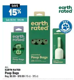 Ren’s Pets Depot ALL EARTH RATED Poop Bags offer