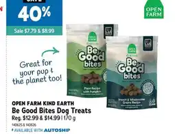 Ren’s Pets Depot OPEN FARM KIND EARTH Be Good Bites Dog Treats offer