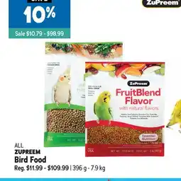 Ren’s Pets Depot ALL ZUPREEM Bird Food offer