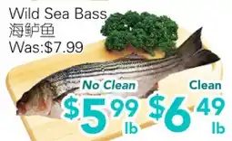 Ample Food Market wild sea bass offer