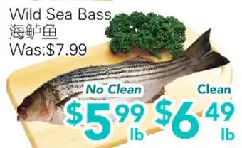 Ample Food Market wild sea bass offer