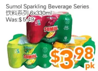 Ample Food Market Sumol Sparkling Bevarage Series 6x330 ml offer