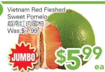 Ample Food Market Vietnam Red Fleshed Sweet Pomelo offer