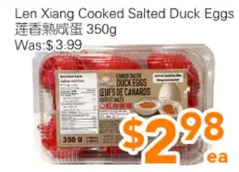 Ample Food Market Len Xiang Cooked Salted Duck Eggs offer